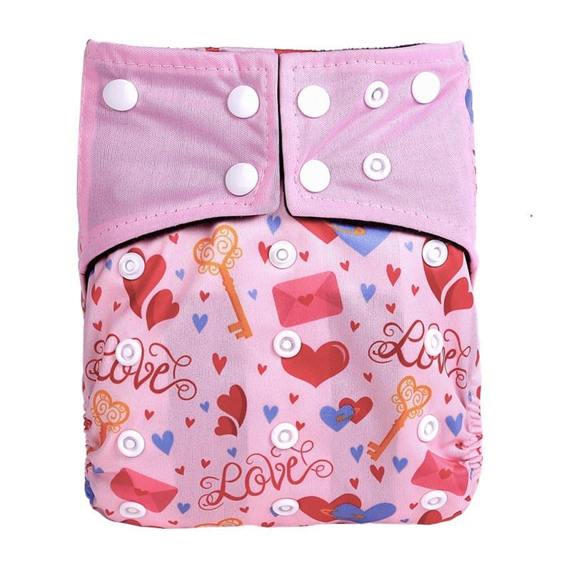 

Premium Waterproof Bamboo Charcoal Cloth Diaper For Boys And Girls With Snaps