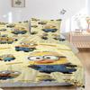 3Pcs Despicable Minions Bedding Sets For All Sizes New 3D Printed Bed Cover Comforter Duvet Cover Pillowcase Bedroom Decoration