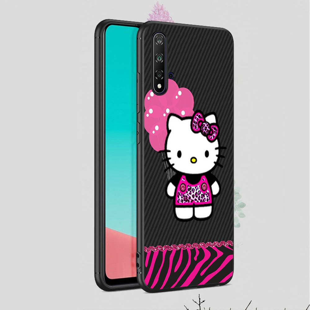 KT59 Hello Kitty Girl Case for Samsung A04 A14 A23 A34 A54 M23 M33 M52 M53 Realme 10 9 C30S C35 C55 VIVO Y02S Y21 Y33S Y51 X80 Pro Clear Cover