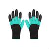 Coated Garden Gloves Black Wristband Cuff Knit Gardening Good Grip Guarding Gear for