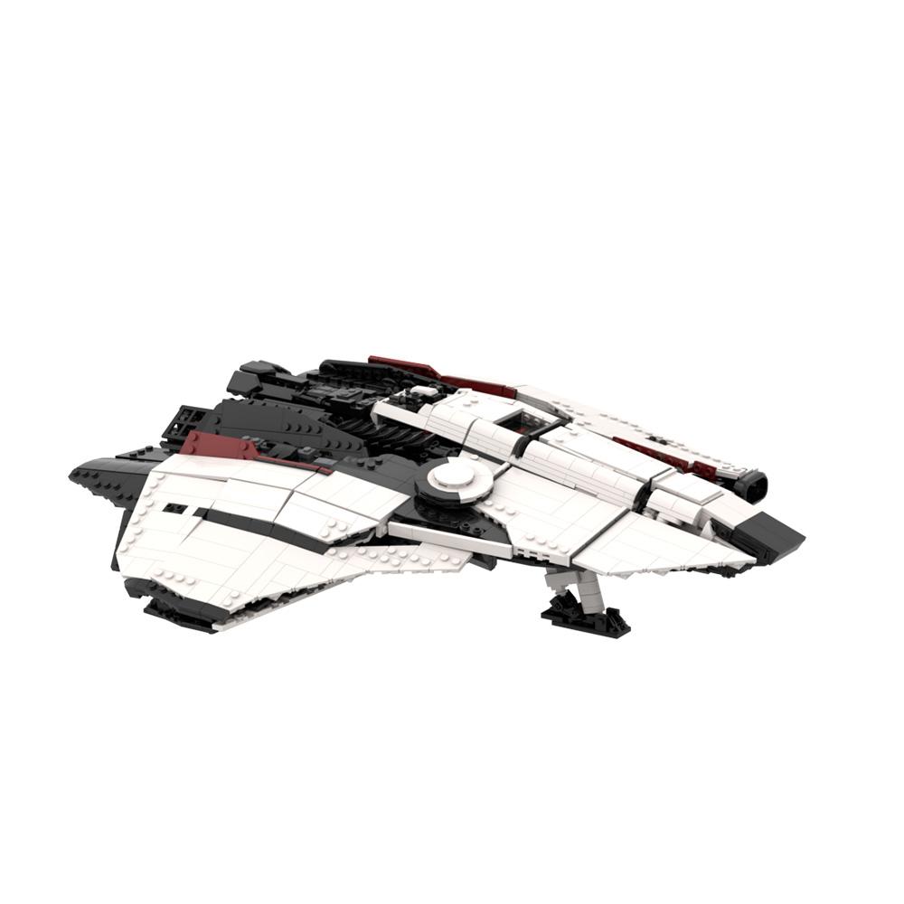 Non-Toxic Gobricks Moc Space Citizen Crusader Mercury Ships Bricks Model Interstellar Transport Spaceship Spacecraft Building Blcoks Toys