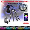 Motorcycle Led Light Strips Wireless RF Remote Control RGB Multi-Color Atmosphere Light for Motorcycle Automobile