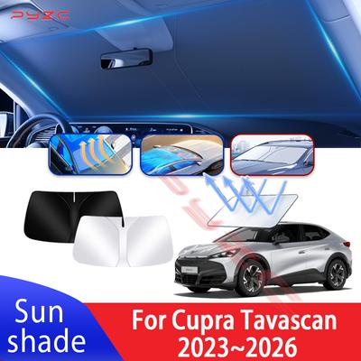 Pare-soleil pour voiture pour Cupra Tavascan ~2026 2024 2025 Pare-soleil avant automatique pour pare-brise Isolation thermique Accessoires de refroidissement d'été