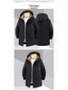Men's Plus Size Casual Winter Down Jacket - Lightweight, Trendy, and Loose Fit