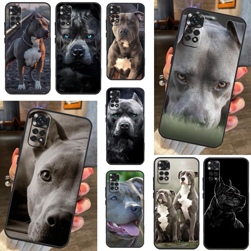 Pit Bull Lovely Dog Pitbull Phone Case For Xiaomi Redmi Note 12 11 10 8 9 Pro Note 9S 10S 11S Redmi 9C 12C 9T 10C Cover