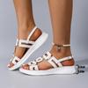 New Male Roman Shoes New Summer Women Sandals High-quality Casual Beach Shoes Comfortable Soft Soled Hook Loop Sandals