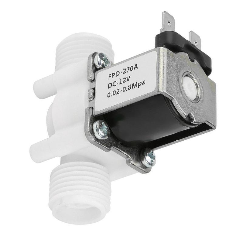 DC 12 Volt 12 Normally Closed Electric Solenoid Valve with Magnetic Controller Switch for Precise Liquid and Gas Control