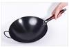 Nitrided Iron Non-Stick Rust-Proof Wok - Forged, No Coating, Round Bottom.