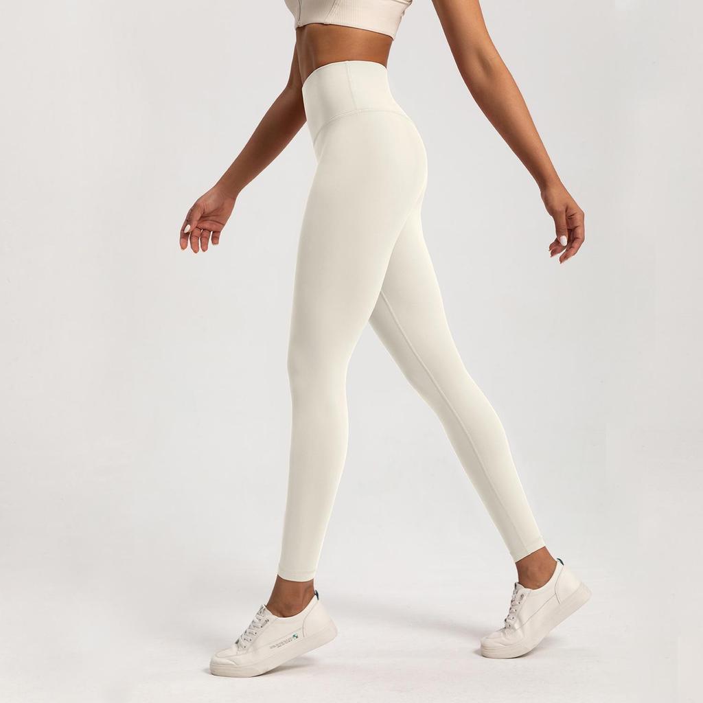 Women's High-Waist Plus Velvet Yoga Pants - Warm, Hip-Lifting, Thick, Elastic Leggings for Autumn/Winter Fitness