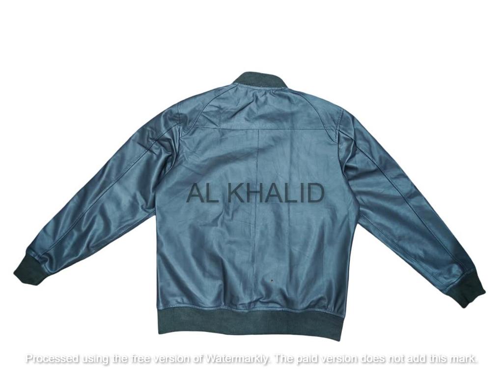 Elegante Couro Genuíno de Pele de Cordeiro Novo Jaqueta Masculina Cinza Feito à Mão Pele de Cordeiro Macia Real