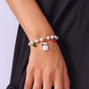 Weihnachten Bunte Perlen Mehr Element Anhänger Armbänder Für Frauen Weihnachtsmann Schneeflocke Baum Elch Armband Party Schmuck