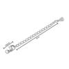 Stainless Steel Extended Chain Water Drop Tail Chain Love Tail Chain Vacuum Furnace Electroplating Necklace Bracelet Diy Jewelry