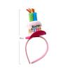 Photo Props Hair Band Birthday Decoration Birthday Cake Headband Hair Hoop Happy Birthday Headband