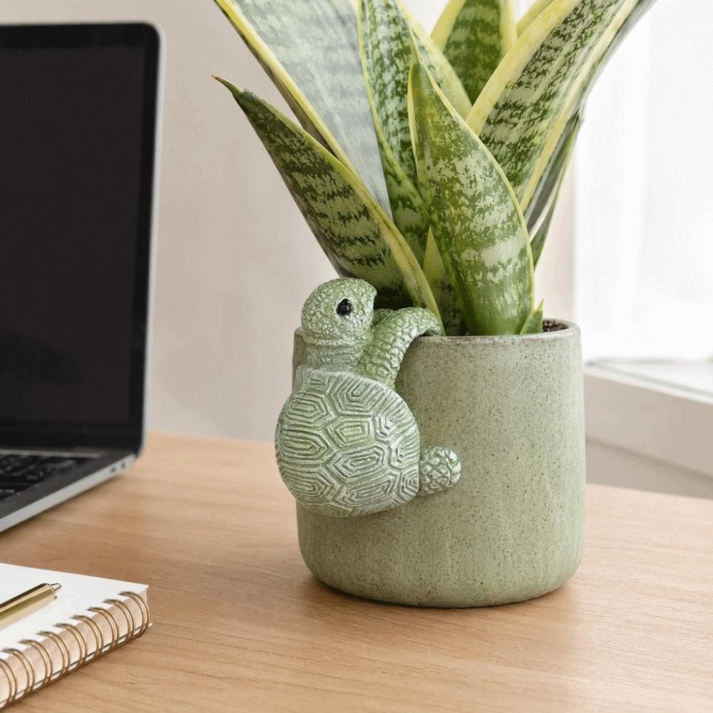 Hanging Decor Turtle Garden Decoration Potted Plant Partner Garden Figurine Home Living Room
