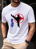 2025 Summer Breathable Mesh Athletic T-shirt - Martial Arts Print