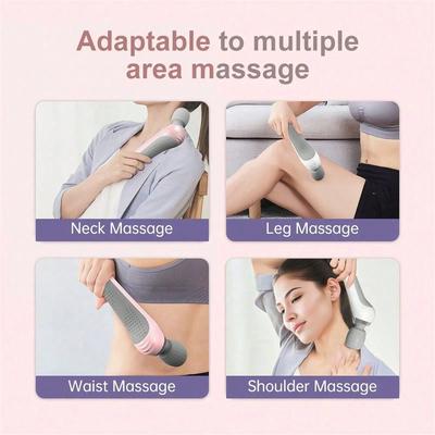 Portable Electric Massage Stick, High Frequency Vibration Massage, Muscle Relaxation Handheld Massager For Body Waist Massage