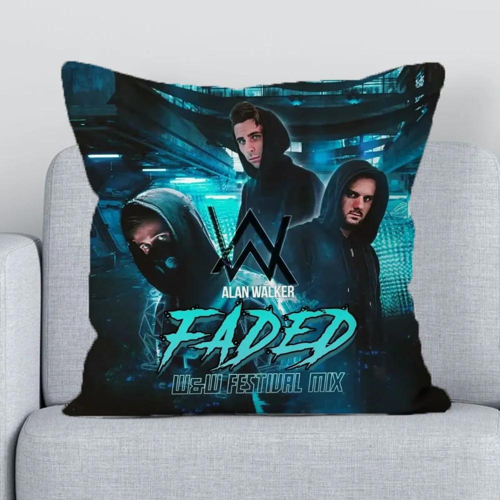 A-Alan Walker Decorative Pillows for Sofa Body Pillow Cover 45x45 Pillowcase 45*45 Pillowcases 40x40 Lounge Chairs Cushions Hugs