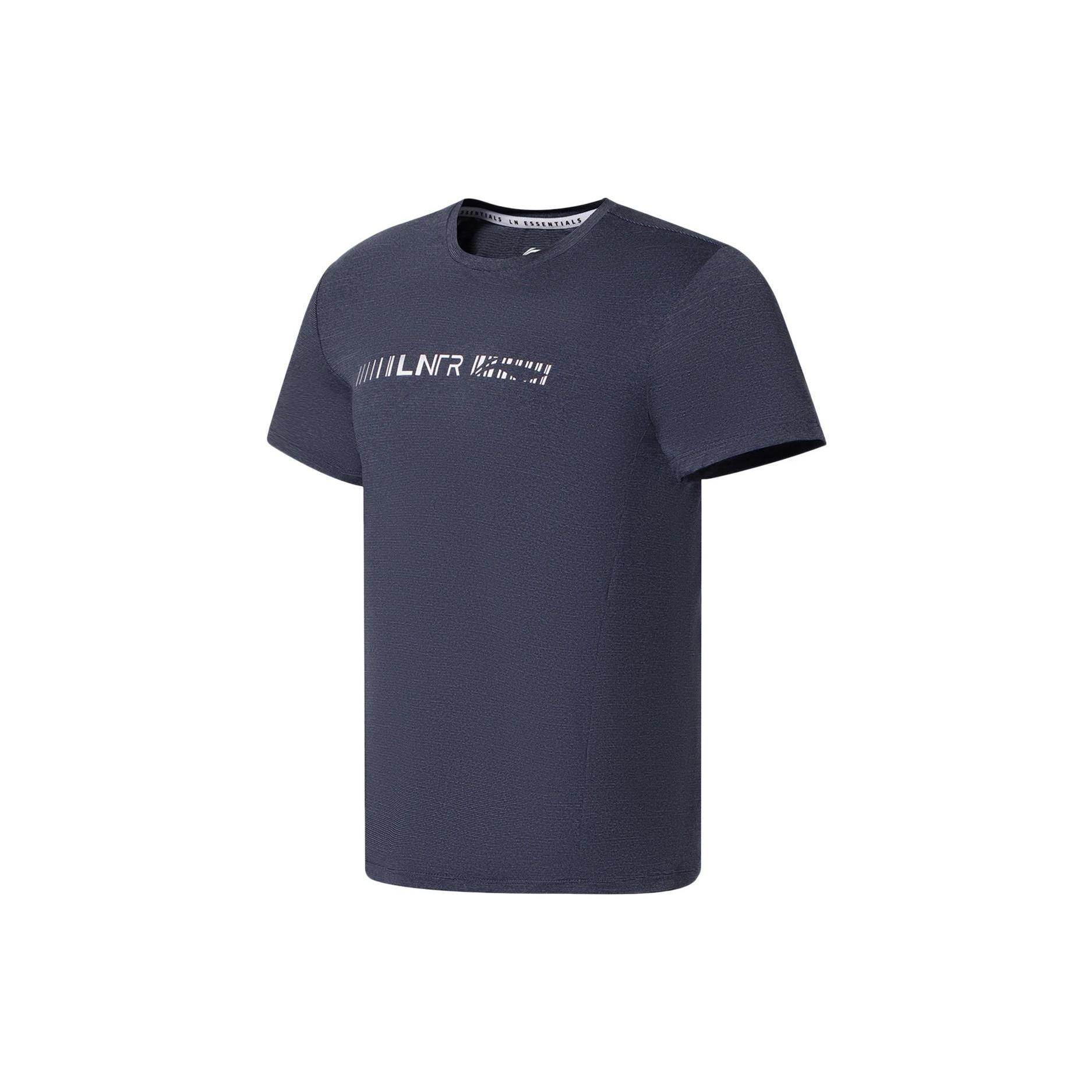 Li Ning Training Series T Shirt Men s Dark Marine Blue ATSSA85-3 M