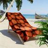 Basketball Print Beach Towel, Large Soft Quick Dry Towel for Beach Camping Swimming
