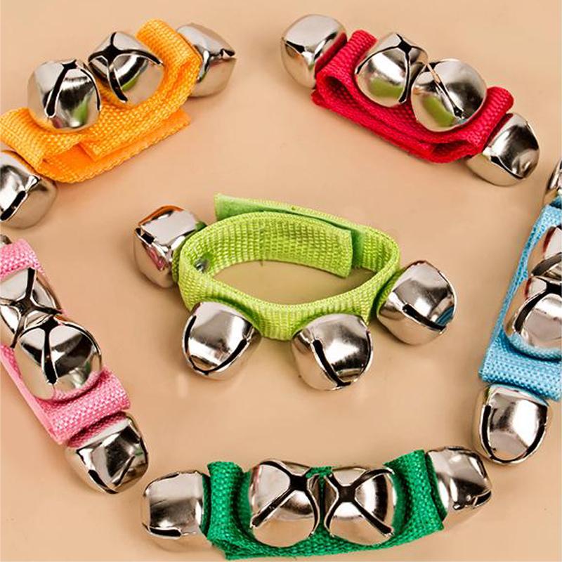 2 peças/conjunto Alça de Sino Acessórios de Dança Reutilizáveis Som Claro e Melodioso Props para Performance de Festival Competição Suprimentos TMZ