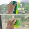 2 in 1 Window Tint Tool Double Side Wool Felt Squeegee Soft Rubber Scraper Vinyl Car Wrap Film Installing Water Remover