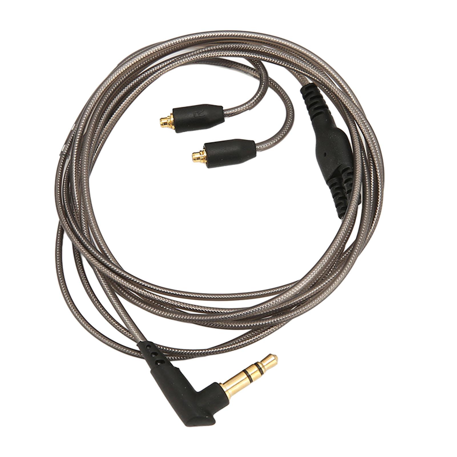 

Запасной кабель для наушников, луженая медь, HiFi 3,5 мм, разъем для звука, MMCX, кабель для наушников с локтем для SE425