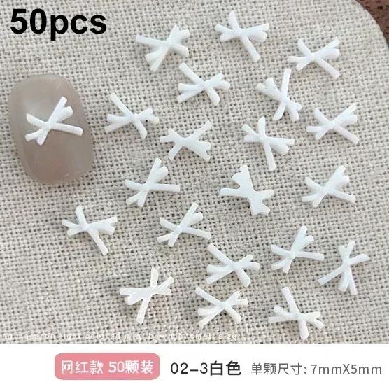 French Ribbons Colorful Resin Cute Bowknot Charm Leopard Print Bow Tie Nail Art Decorations Manicure Tools Accessories Wholesale