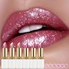 Rossetto Perlescente Impermeabile Alta Intensità Brillantezza Formula Idratante Lunga Tenuta per Uso Quotidiano Palcoscenico Festa Trucco