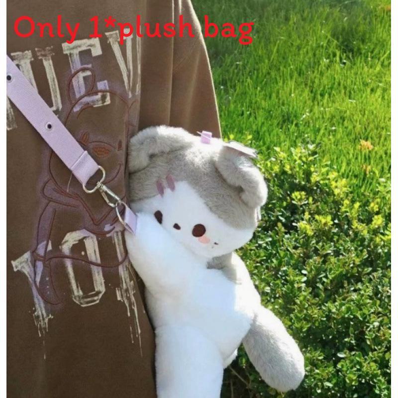 Cute Penguin Plush Bag With Double Shoulder Straps For Kids And Teens