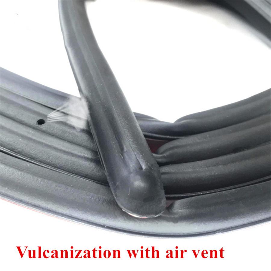 3.6M Car SUV Hood Vulcanization W/ Air Vent Rubber Sealing Strip Sealant Rubber