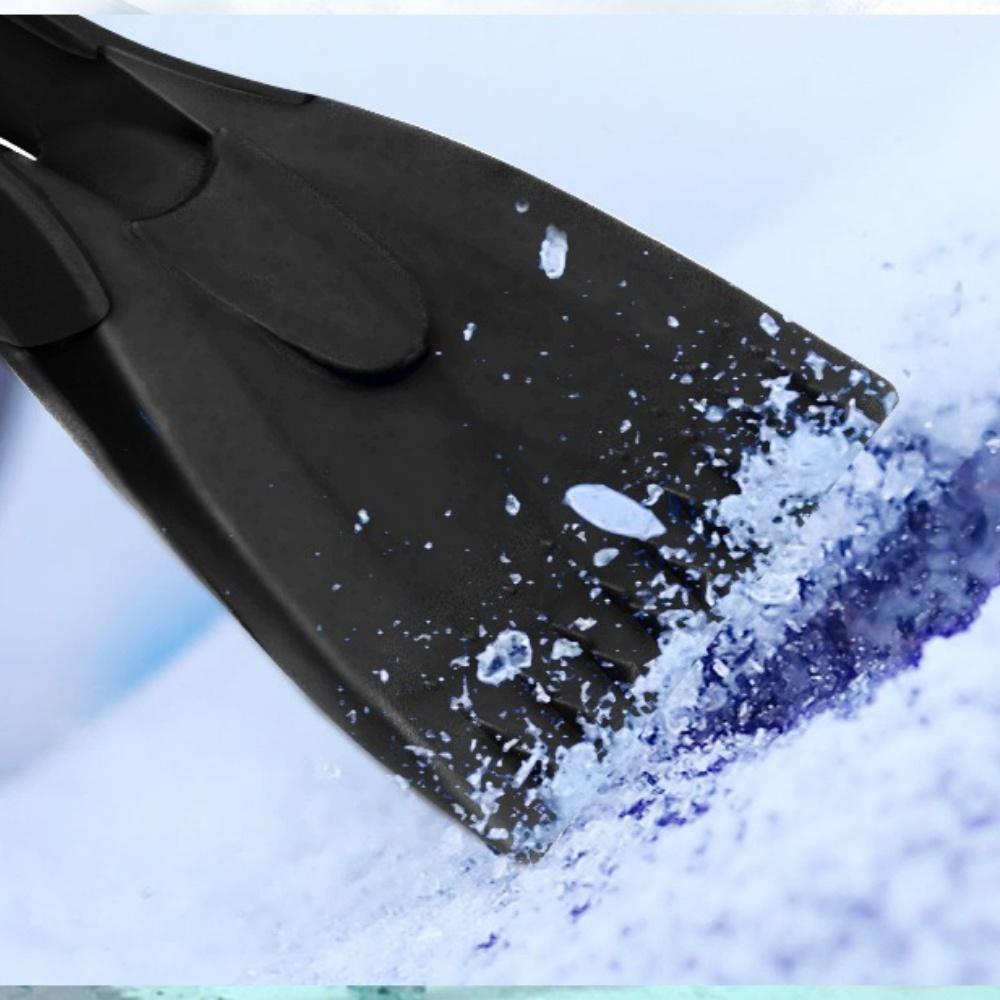 Silicone Car Deice Maker, Car Ice Shovel, Snow Shovel, Soft-handled Ice Scraper, Winter Cleaning Scraper, Soft Anti-slip Handle,