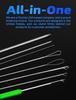 Extra Long Hollow Spectra Threading Looping Splicing Needles Kit 23pcs Stainless Steel Fishing Needle Set Rigging Needles