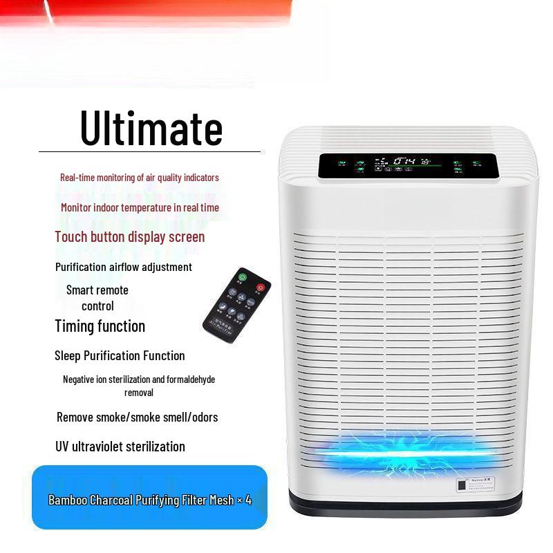 Smart Indoor Air Purifier: Fast Formaldehyde Removal & Pet Deodorizer