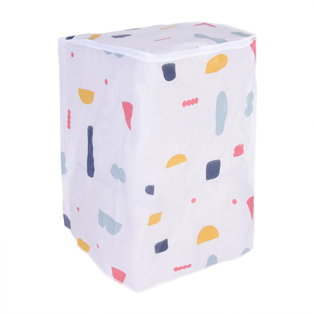 Waterproof Washing Machine Zipped Cover Dust Protection for Top Load Washer Dryer(Top Load)