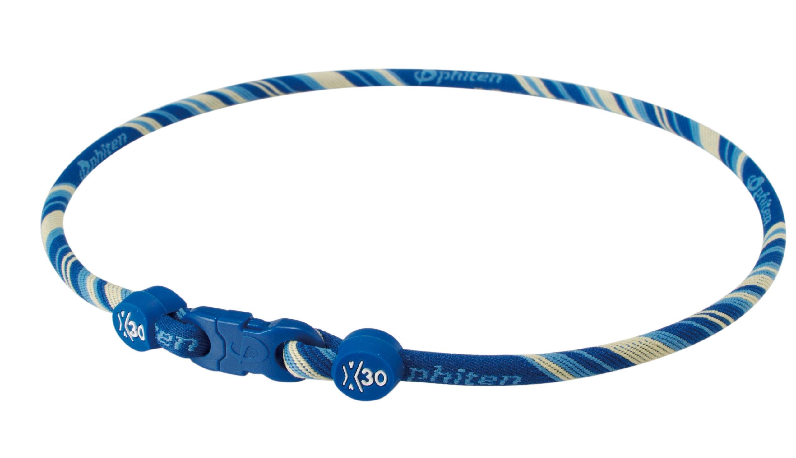 

Phiten RAKUWA Neck X30 45cm 0212TE04032 Blue/LB