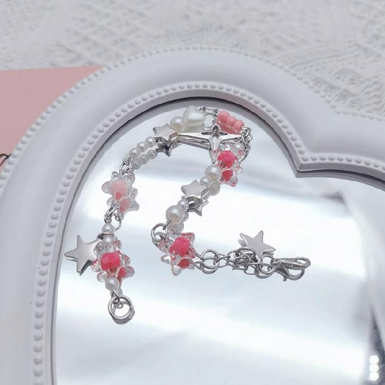 Cooles Y2K Sternkettenarmband Modisches Stern-Charme-Armband Elegantes Chic