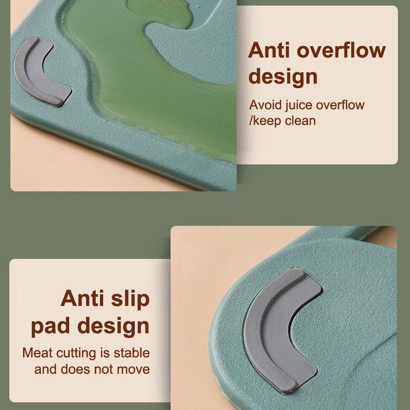 Stainless Steel Plastic Double-Sided Multifunctional Cutting Board Vegetables And Meat Chopping Cutting Board Two Sides