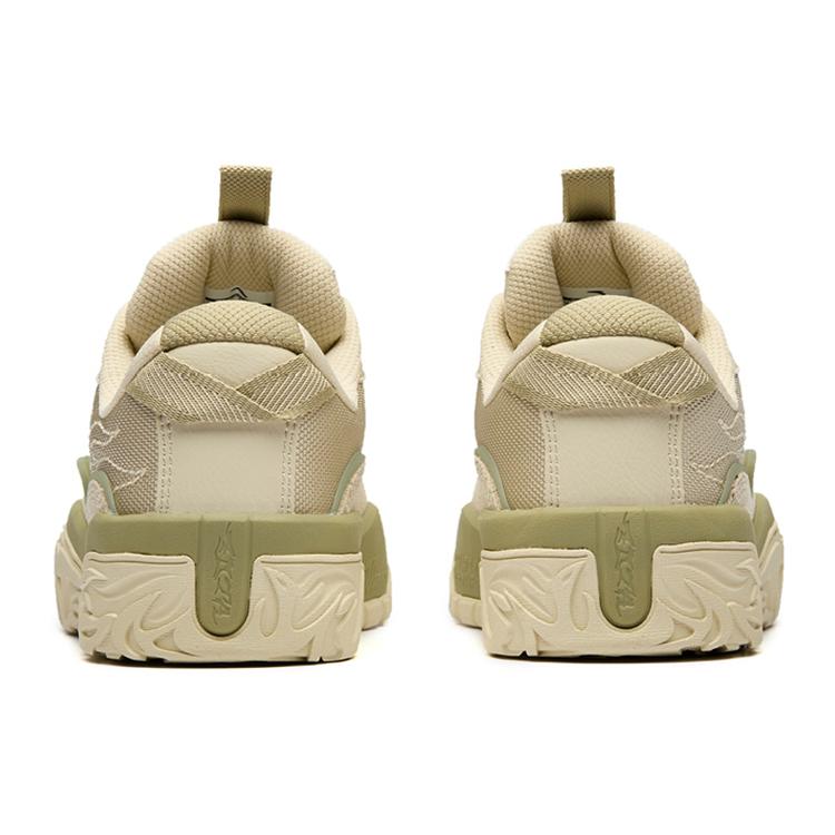 Anta Hot Slip Resistant Low Top Skateboard Shoes Women's Yellow White 922238083-3