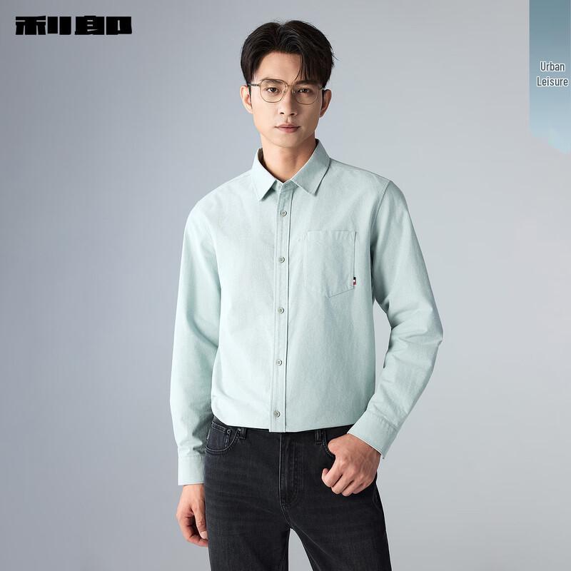 Lilanz Men s Oxford Casual Long-Sleeve Shirt 165/84A