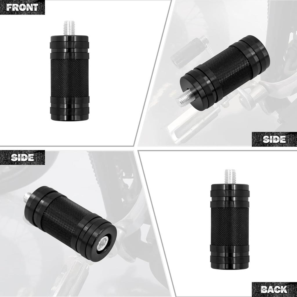 HDBUBALUS Shifter Peg Motorcycle Shift Lever Black CNC Billet Foot Pegs Compatible with Harley Dyna Sportster Softail Street Road Glide Touring