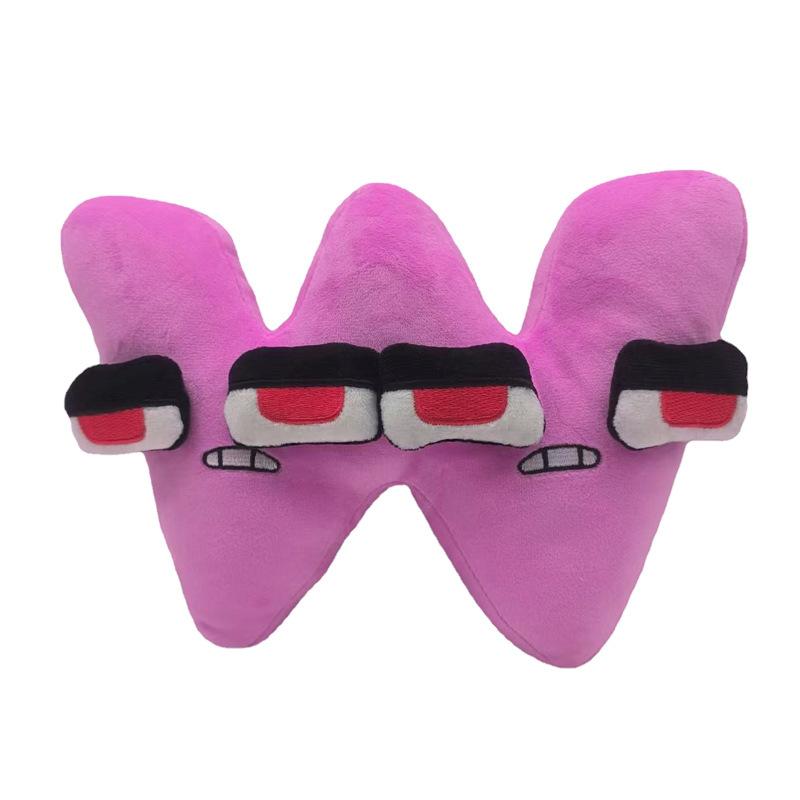 26 English Letters Alphabet Lore Plush Toys Anime Doll Kawaii Stuffed Toys Kids Enlightenment Montessori Plush Toy Doll Gifts