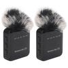 Dual Wireless Lavalier Microphone for Phone Laptop Computer Omnidirectional Lapel Microphone for Video Recording