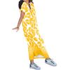 Women Summer T-shirt Shift Dress Leopard Print Short Sleeve V Neck