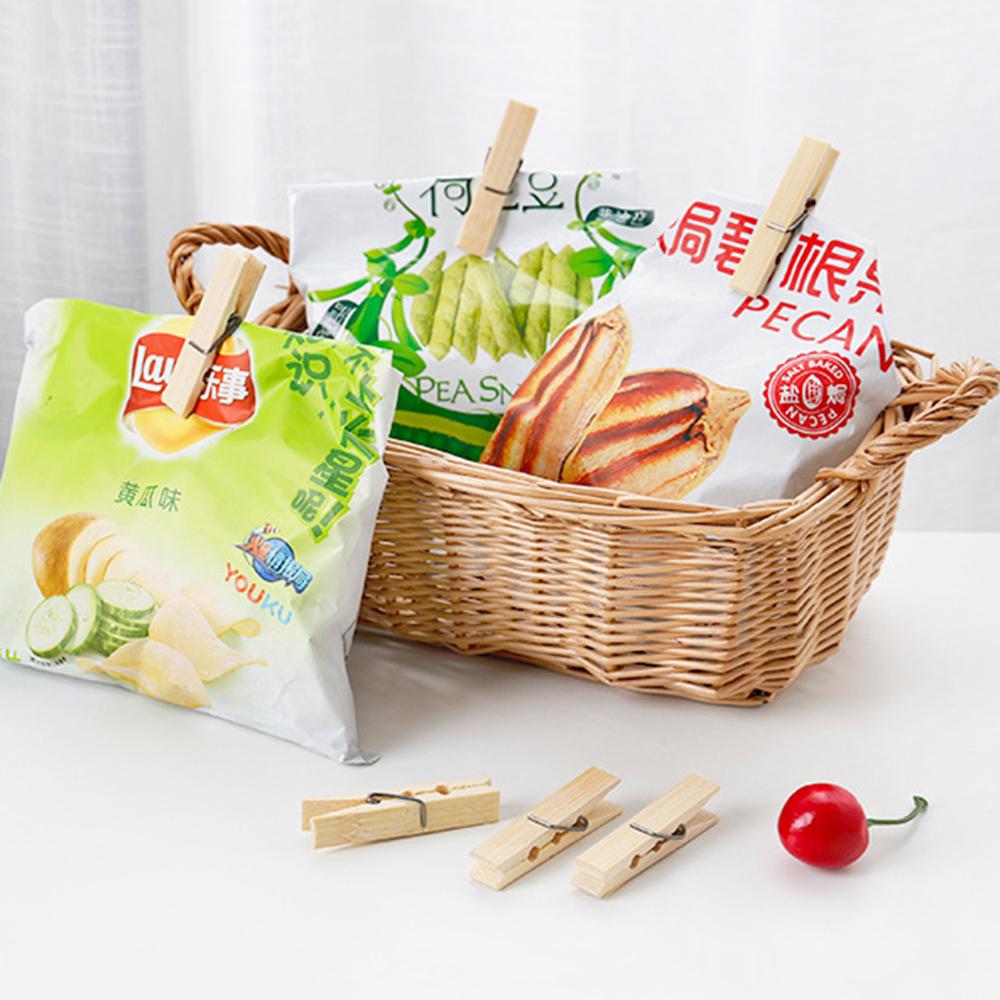 Bamboo Versatile Eco-friendly Natural Innovative Design Sturdy Timeless Sturdy Clothespin Pack Sustainable Clothespins Stylish