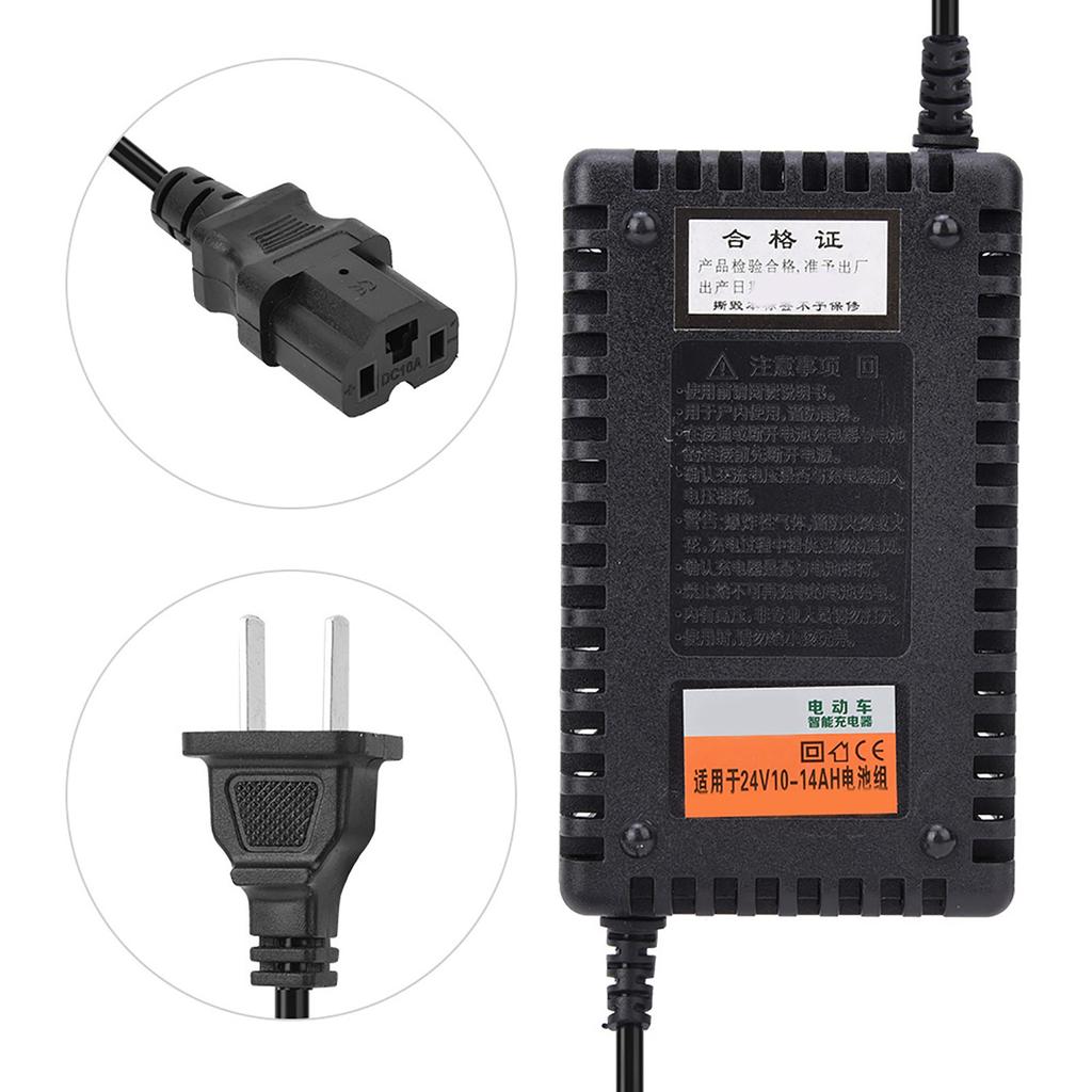 24V 12 14AH 1.8A Charger with Indicator Light for Electric Bicycle Electromobile  CN