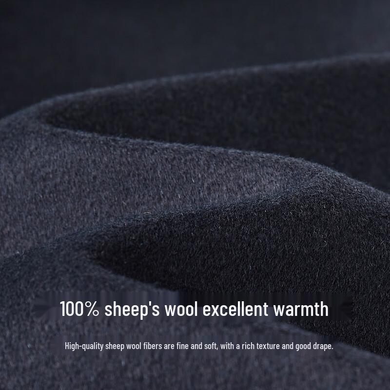 FIRS Men's 100% Pure Wool Lapel Jacket