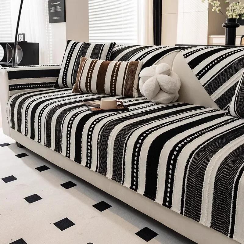 Not Heavy Luxury Advanced Non-staining Couch Cushion Pad New Four Seasons Universal Non-slip and Dustproof Advanced Living Couch Cover