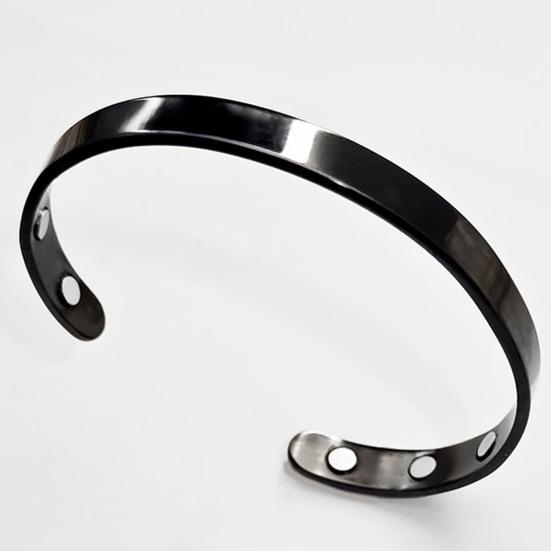 Bracelet Flexible Open Design Fits Any Finger Magnetic Loop with 6 Neodymium Magnets Hand Shape Adjustable Ring