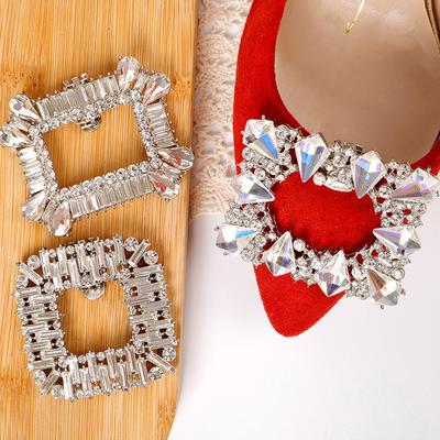 1Pcs Crystal Shoe Clip DIY Accessories High-heeled Shoes Jewelry Bridal Wedding Shoes High Heel Charm Buckle Shoes Accessories