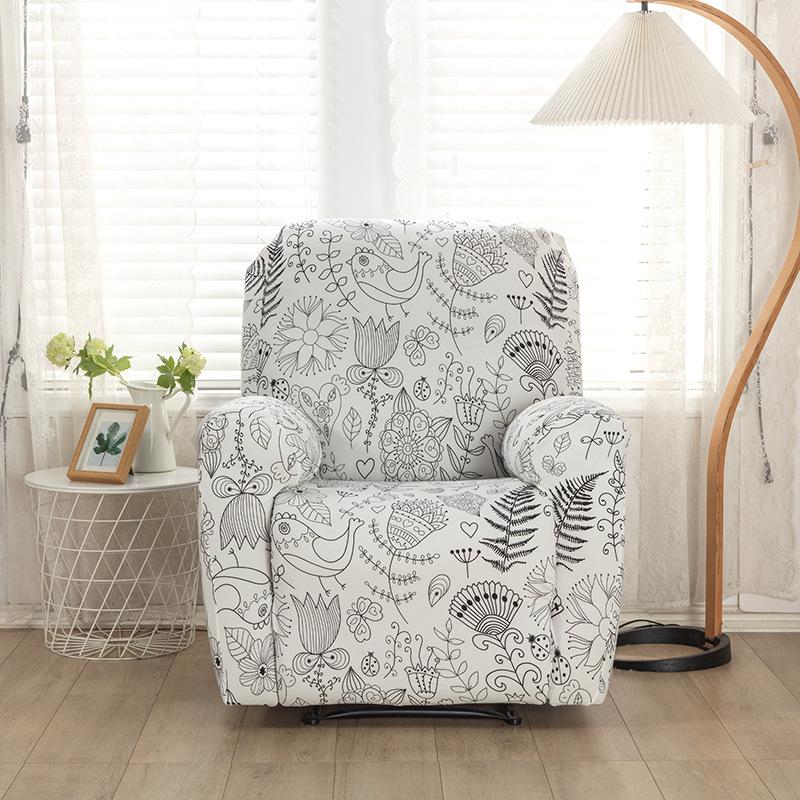 Recliner Cover First Class Sofa Cover All-inclusive Elastic Single Rocking Chair Cover Electric Function Chivas Nice Couch Case for Home